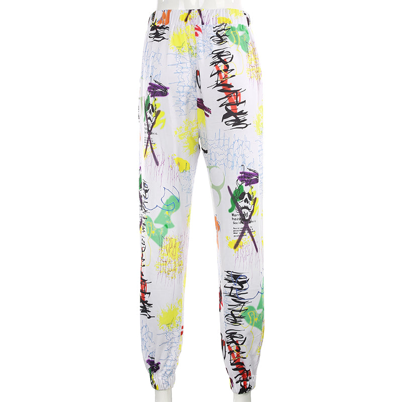 Graffiti Baggy Cargo Pants Joggers