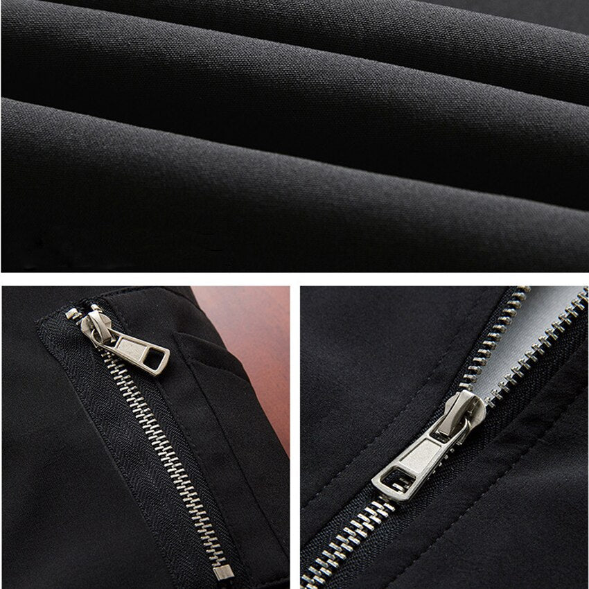 Men's Bomber Zipper Jacket Male Casual Streetwear Hip Hop Slim Fit Pilot Coat Men Clothing