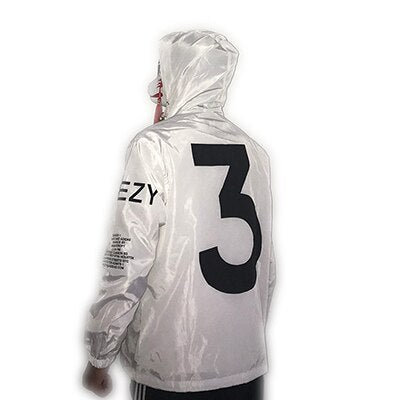 Kanye West Y3 Season 3 Windbreaker Hip Hop Outwear