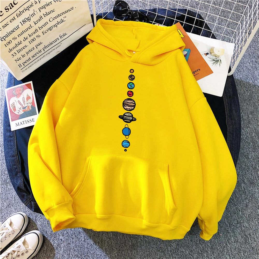 Planets Pullover Universe Solar System Sweatshirts