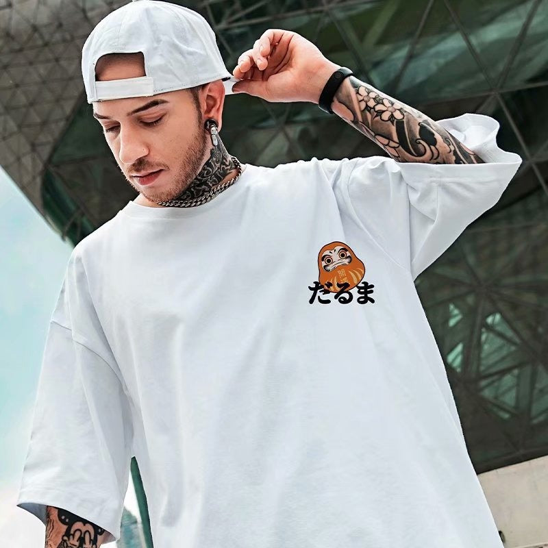 Half sleeved T-shirt for men  loose fitting short sleeved