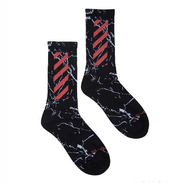 Harajuku Men's Socks Crew Cotton