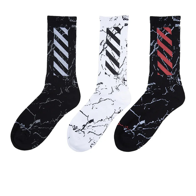 Harajuku Men's Socks Crew Cotton